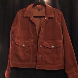 A.N.A. Rust Corduroy Jacket